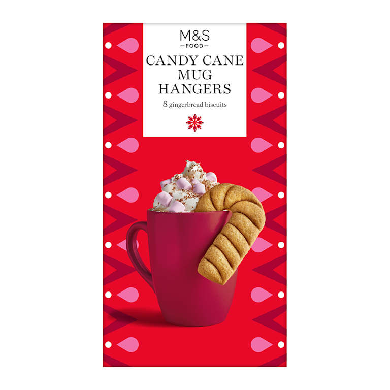 M&S 8 Candy Cane Mug Hangers