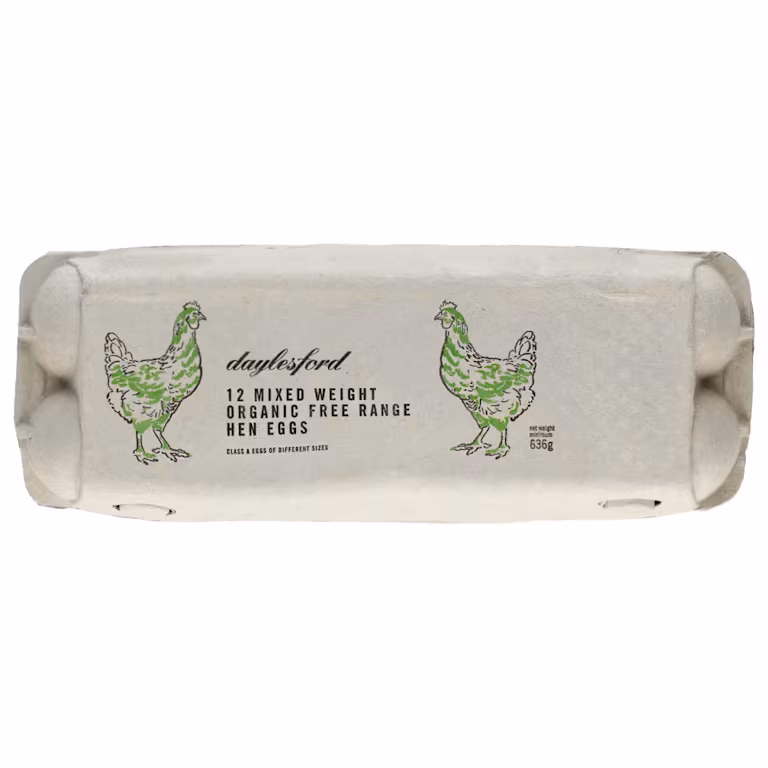 M&S Daylesford Organic Mixed Weight Eggs