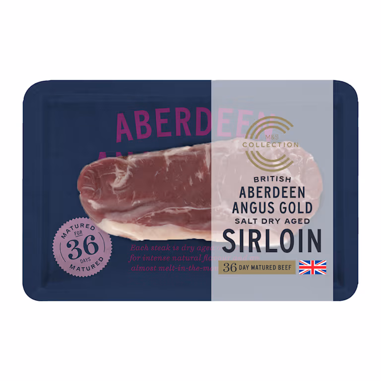 M&S Collection British Aberdeen Angus Gold Salt Dry Aged Sirloin