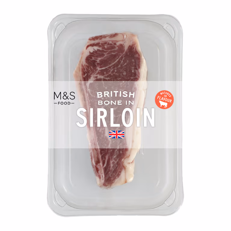 M&S British Bone In Sirloin Steak