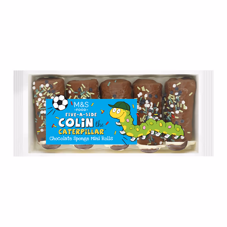 M&S Five-A-Side Colin the Caterpillar™ Mini Rolls
