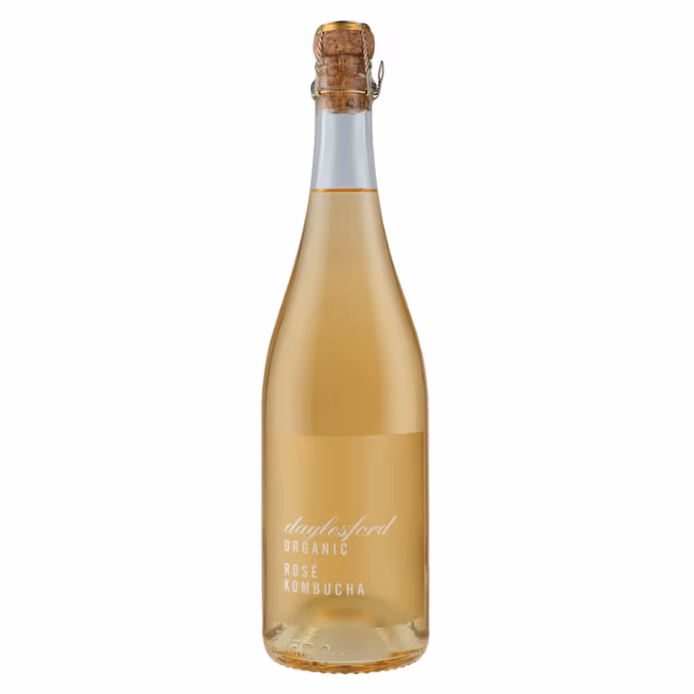 M&S Daylesford Organic Rose Kombucha Champgne