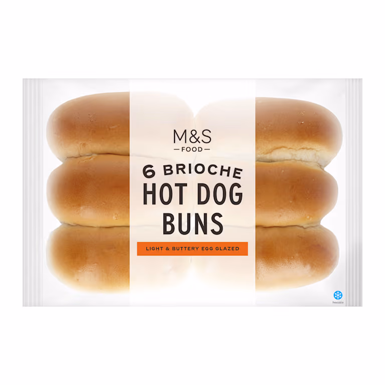 M&S Brioche Hot Dog Buns