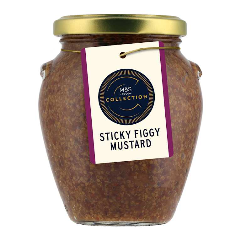 M&S Collection Sticky Figgy Mustard