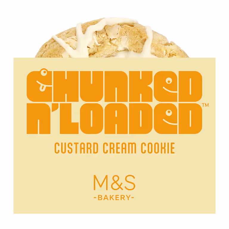 M&S Chunked N’ Loaded Custard Cream Cookie