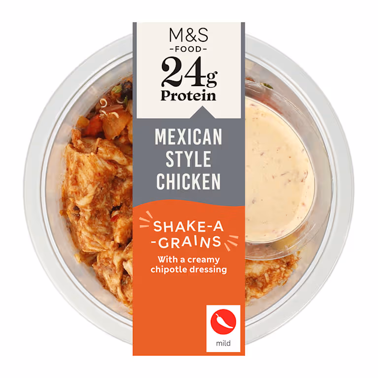 M&S Shake-A-Grains Mexican Style Chicken