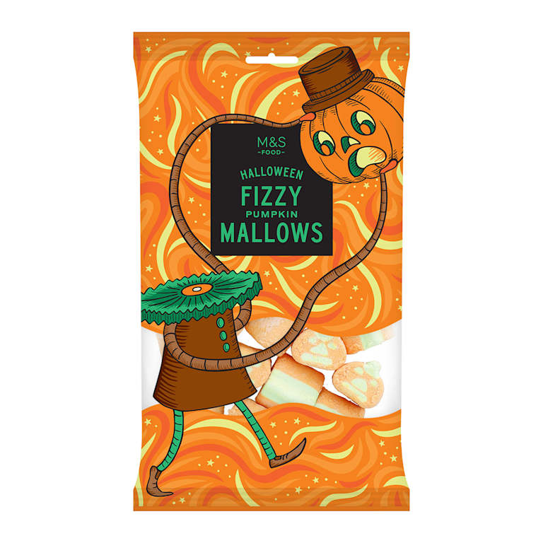 M&S Halloween Fizzy Pumpkin Mallows
