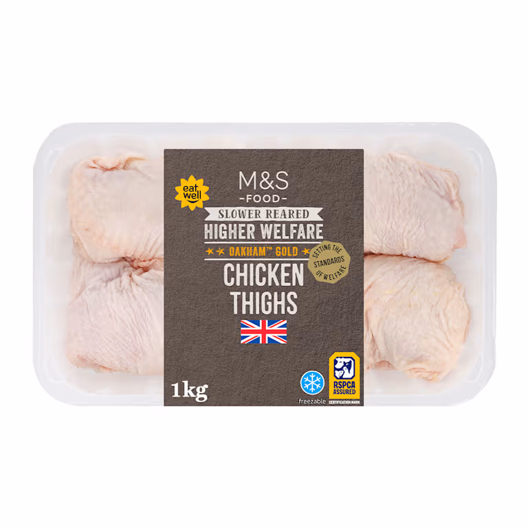 M&S Oakham Gold Chicken Thighs
