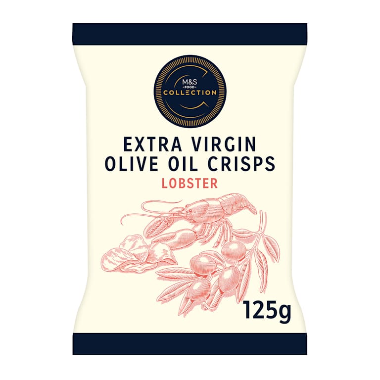 M&S Collection 100% Extra Virgin Olive Oil Crisps with Lobster