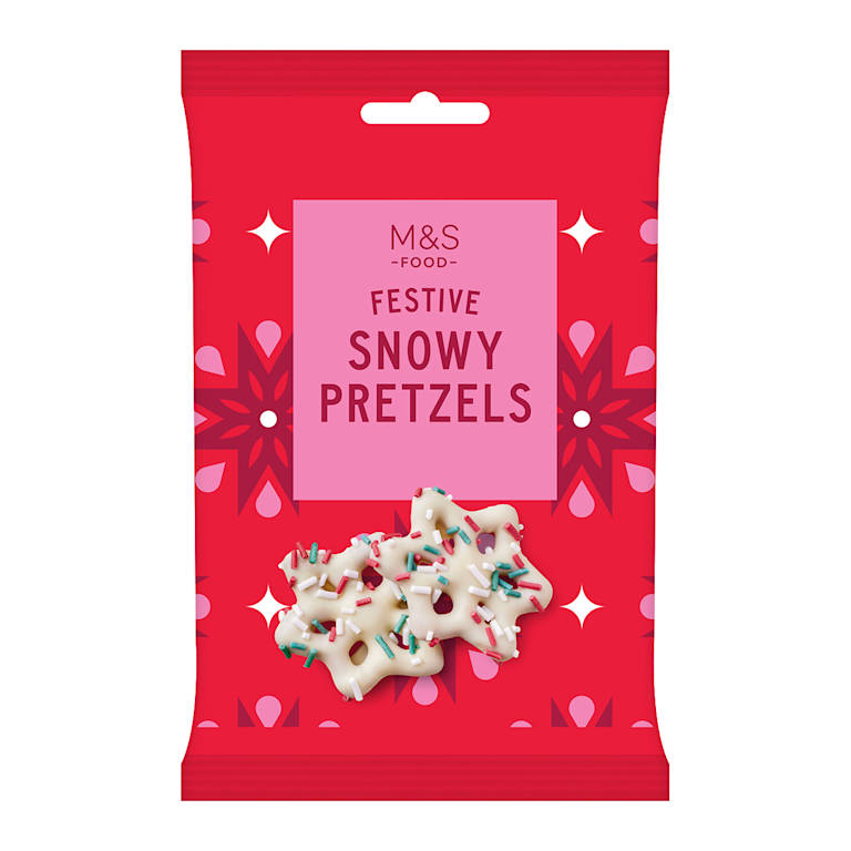 M&S Festive Snowy Pretzels
