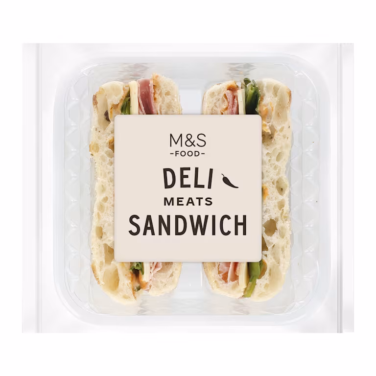 M&S Deli Meats Sandwich