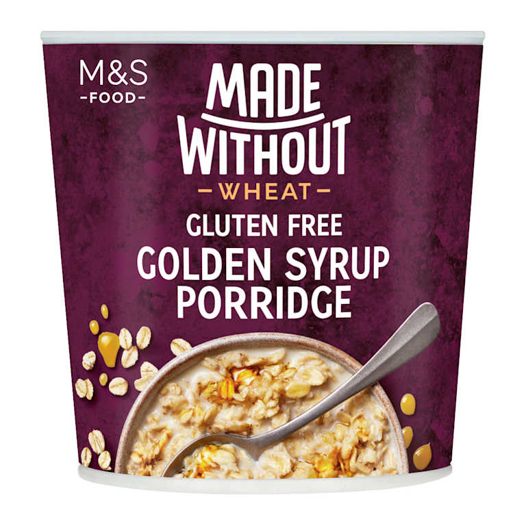 M&S Made Without Wheat Gluten Free Golden Syrup Porridge