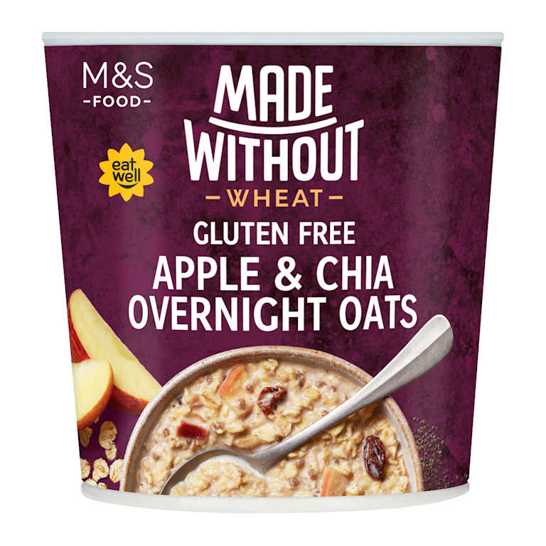 M&S Made Without Wheat Gluten Free Apple and Chia Overnight Oats