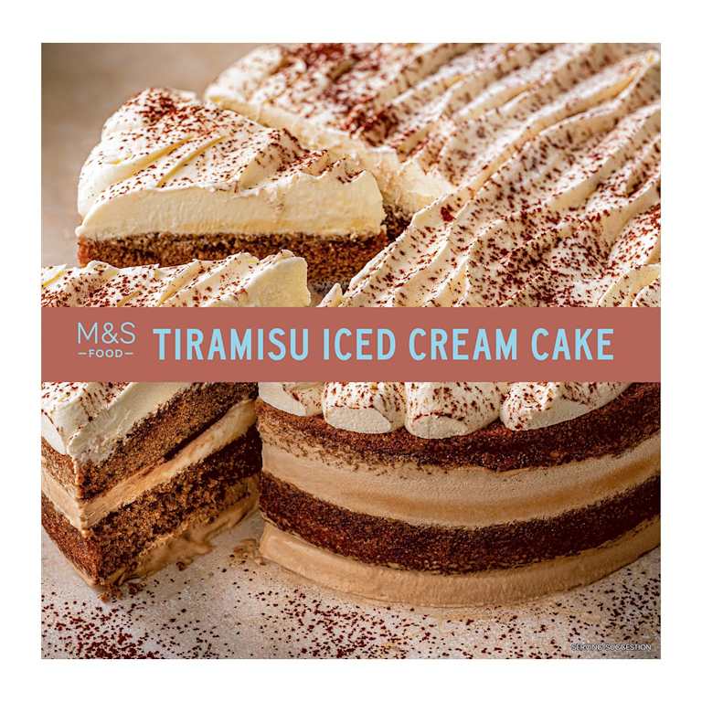 M&S Tiramisu Iced Cream Cake