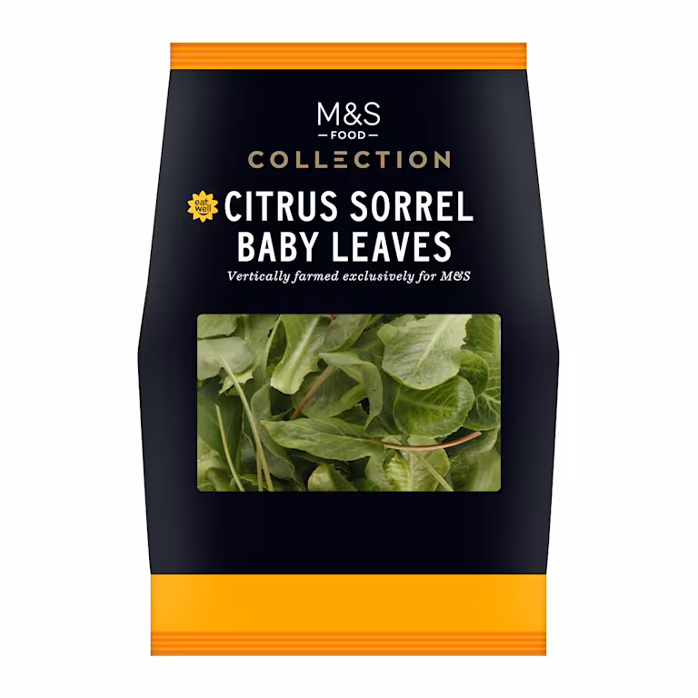 M&S Collection Citrus Sorrel Baby Leaves