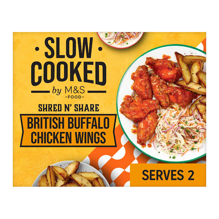 M&S Slow Cooked Shred n' Share British Buffalo Chicken Wings