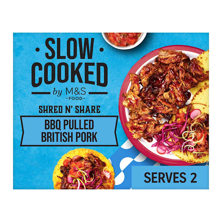 M&S Slow Cooked Shred n' Share BBQ Pulled British Pork