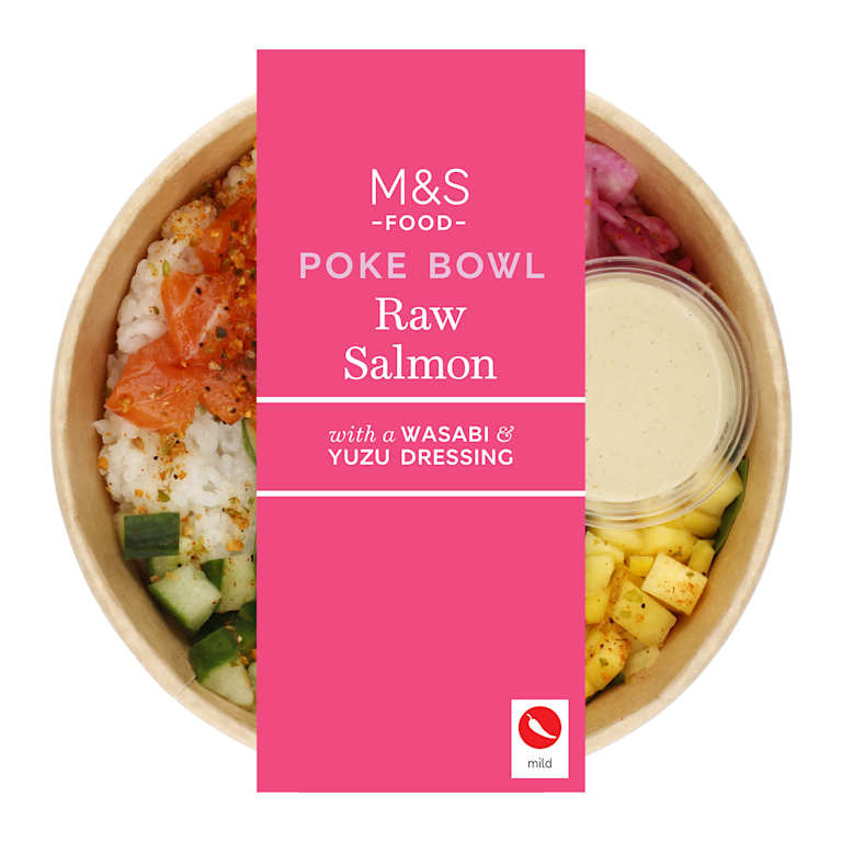 M&S Poke Bowl Raw Salmon