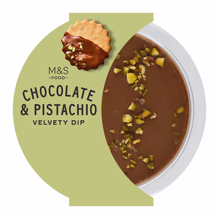 M&S Chocolate and Pistachio Velvety Dip