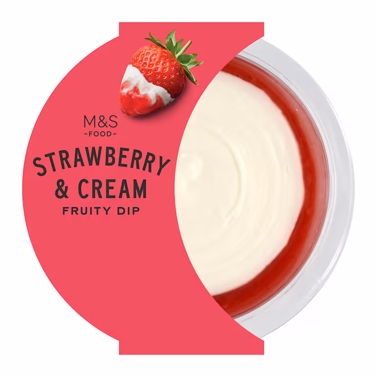 M&S Strawberry and Cream Fruity Dip