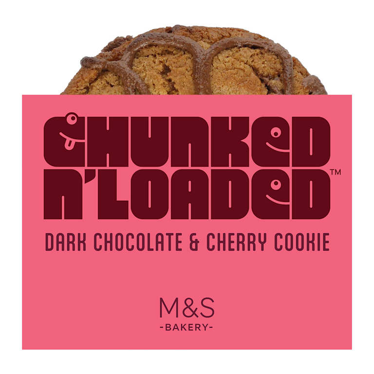 M&S Chunked N' Loaded Chocolate and Cherry Cookie
