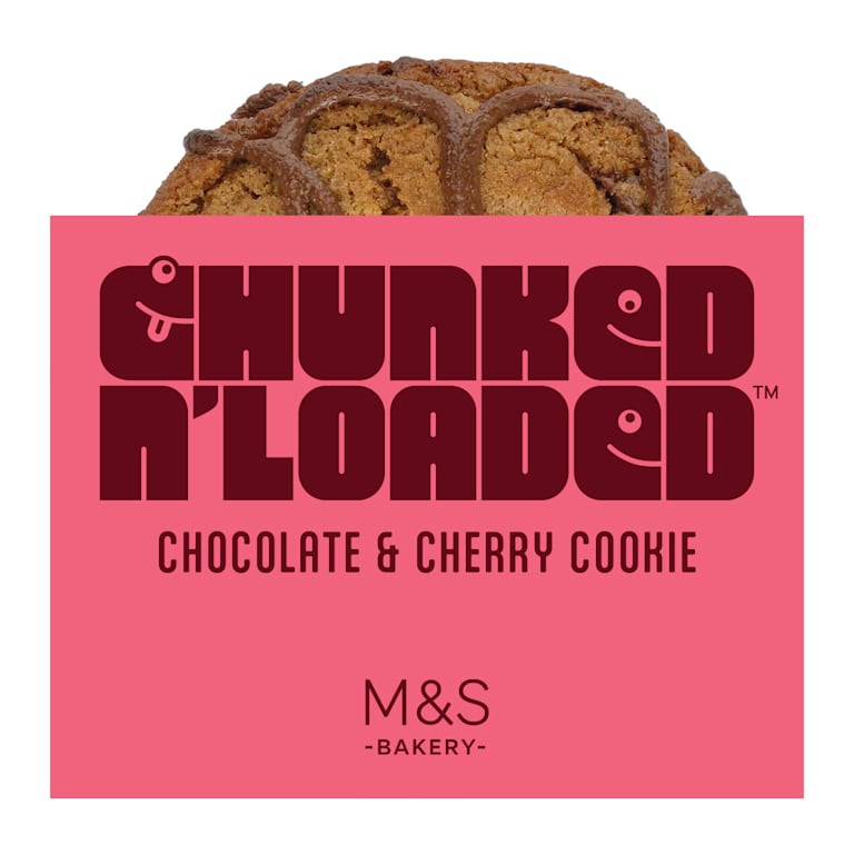 M&S Chunked N' Loaded Chocolate and Cherry Cookie