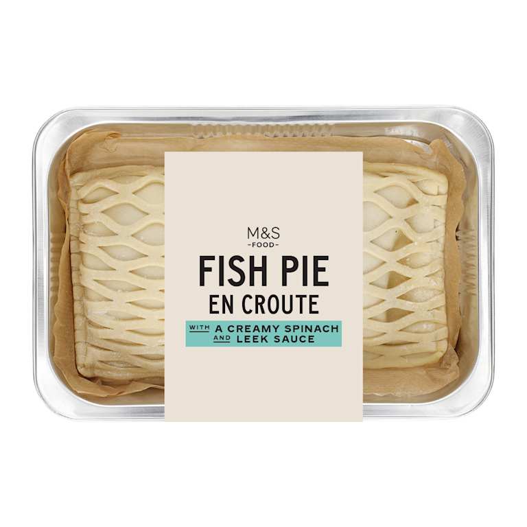 M&S Fish Pie En Croute