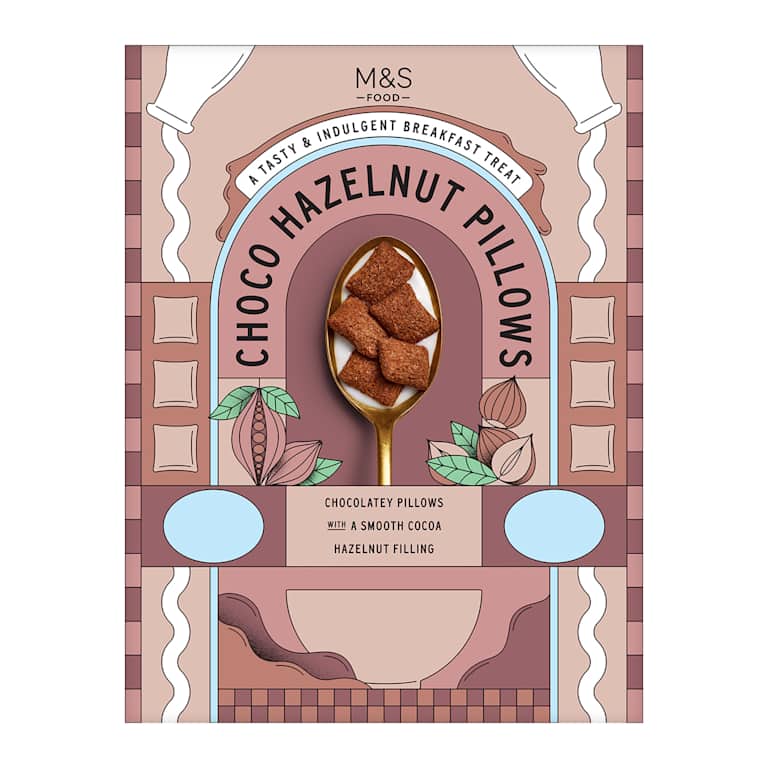 M&S Choco Hazelnut Pillows