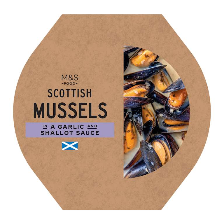 M&S Scottish Mussels in a Garlic and Shallot Sauce