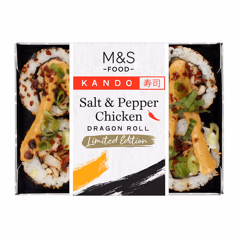 M&S Salt and Pepper Chicken Dragon Roll