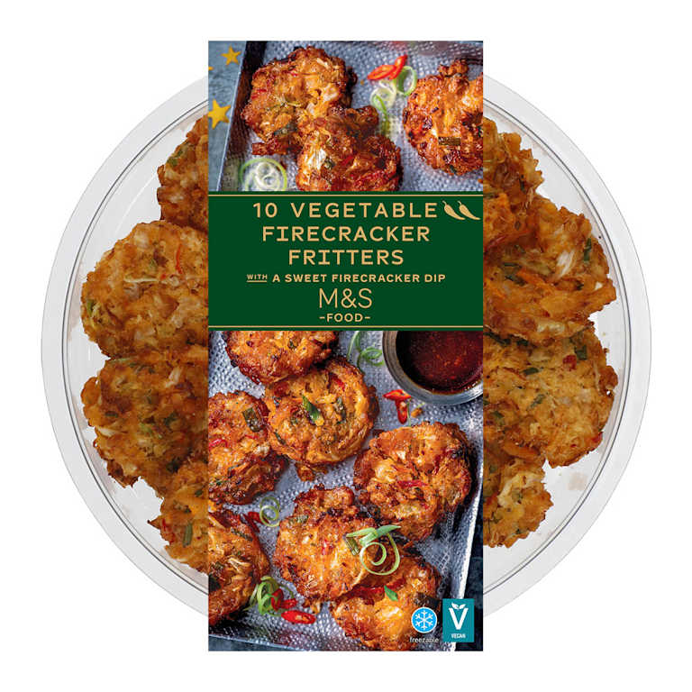 M&S Vegetable Firecracker Fritters