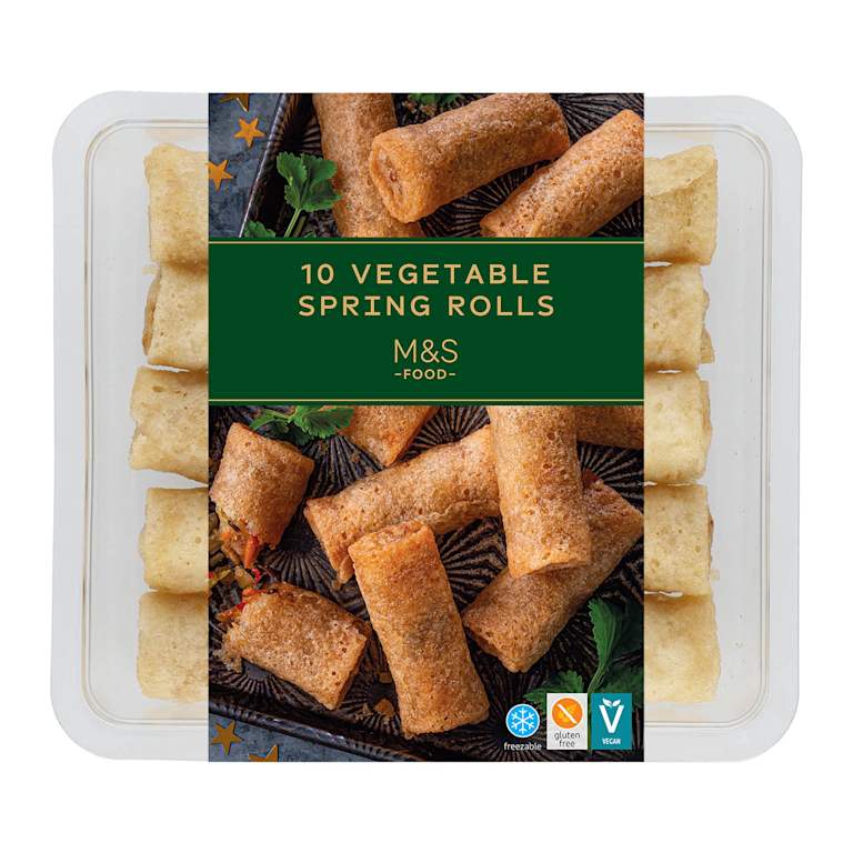 M&S Vegetable Spring Rolls