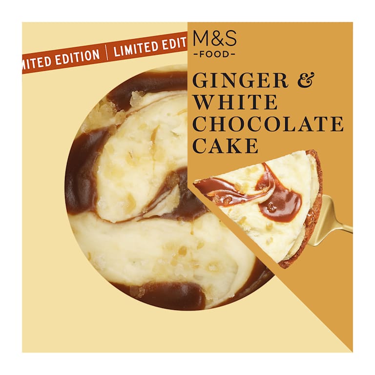 M&S Ginger and White Chocolate Cake