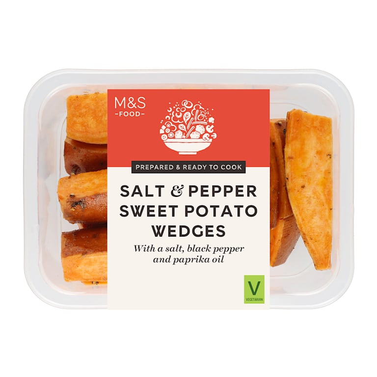 M&S Salt and Pepper Sweet Potato Wedges
