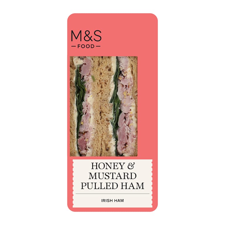 M&S Honey and Mustard Irish Pulled Ham Sandwich