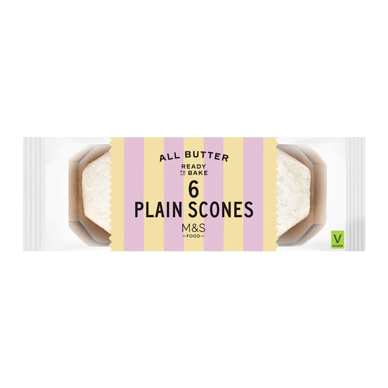 M&S All Butter Ready to Bake Plain Scones