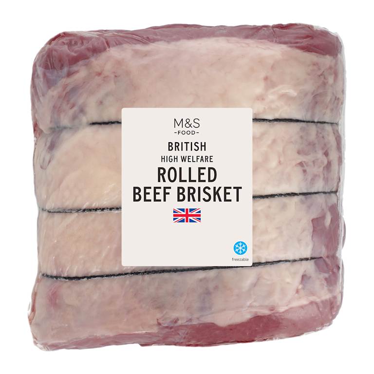 M&S British High Welfare Rolled Beef Brisket