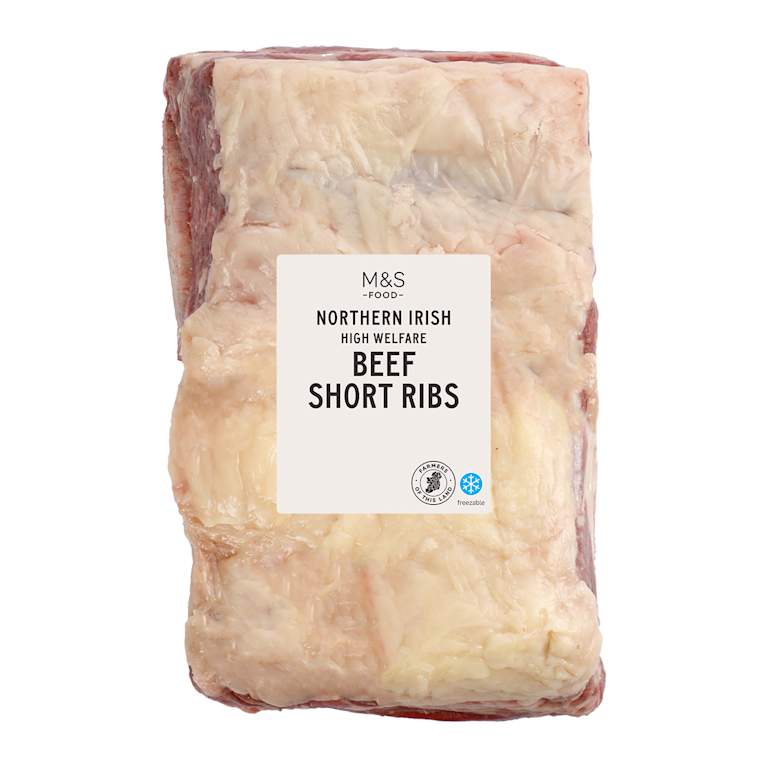 M&S Northern Irish High Welfare Beef Short Ribs