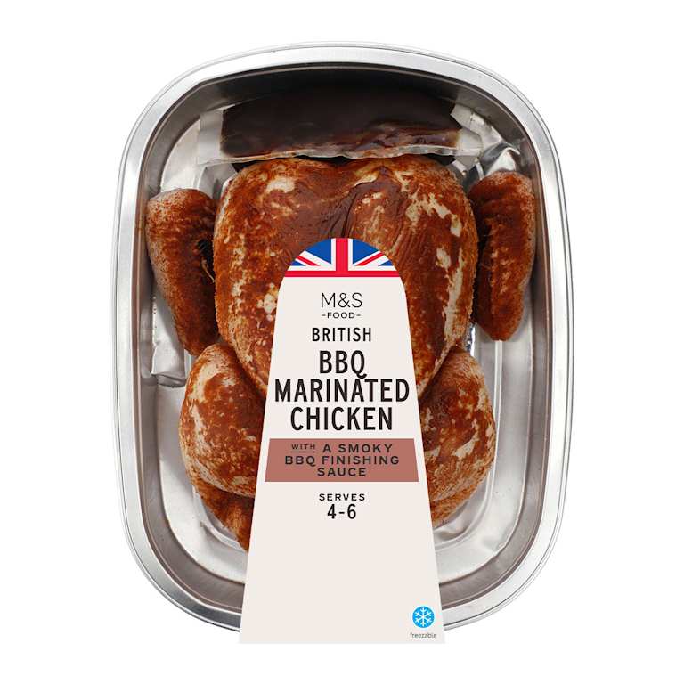 M&S British Barbecue Marinated Whole Chicken