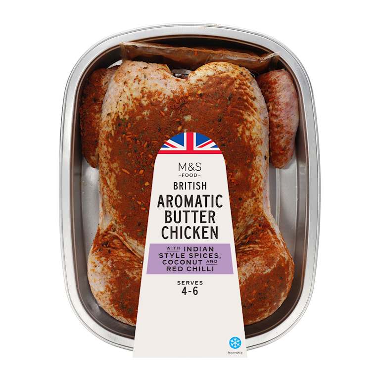 M&S British Aromatic Butter Whole Chicken