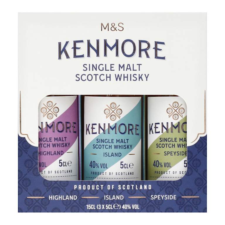M&S Kenmore Single Malt Scotch Whisky Selection