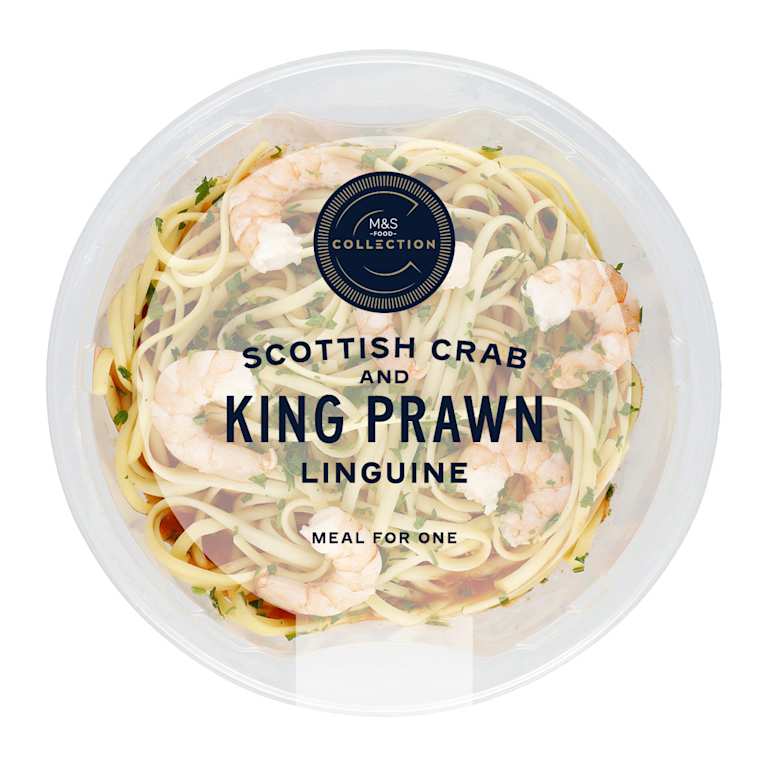 M&S Collection Scottish Crab and King Prawn Linguine