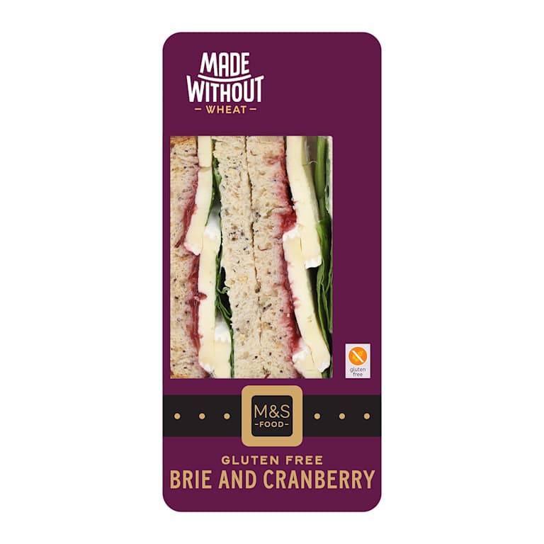 M&S Made Without Wheat Gluten Free Brie and Cranberry