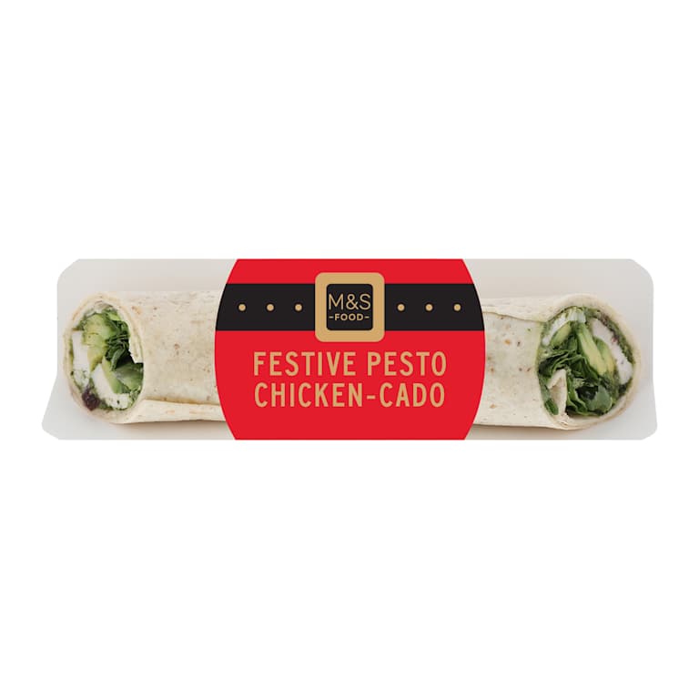 M&S Festive Pesto Chicken-Cado