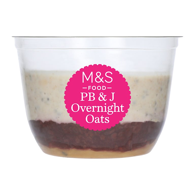 M&S PB and J Overnight Oats