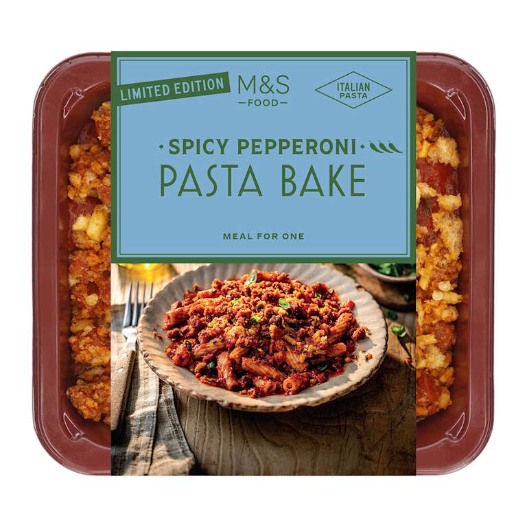 M&S Spicy Pepperoni Pasta Bake