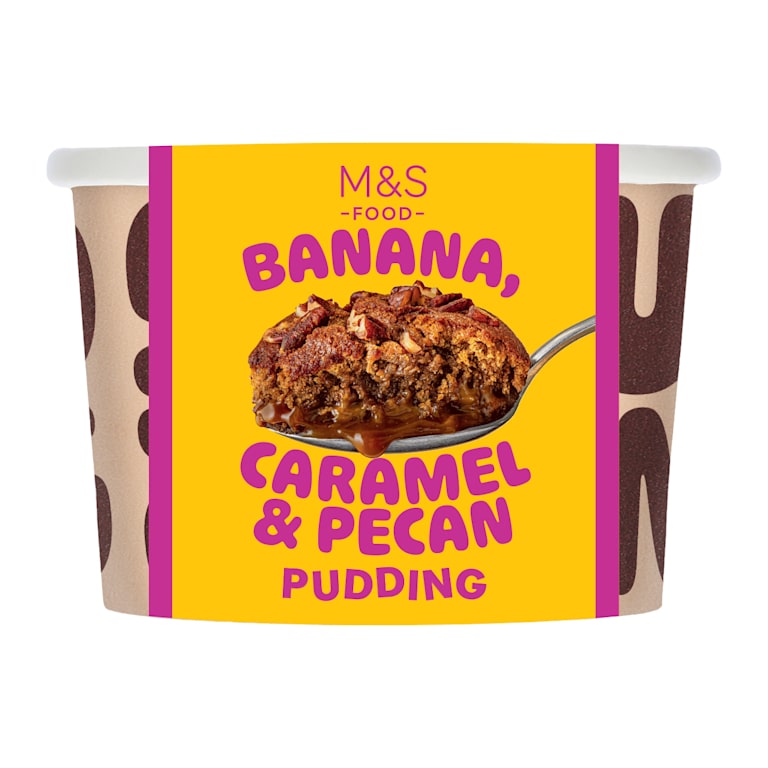 M&S Banana, Caramel and Pecan Pudding