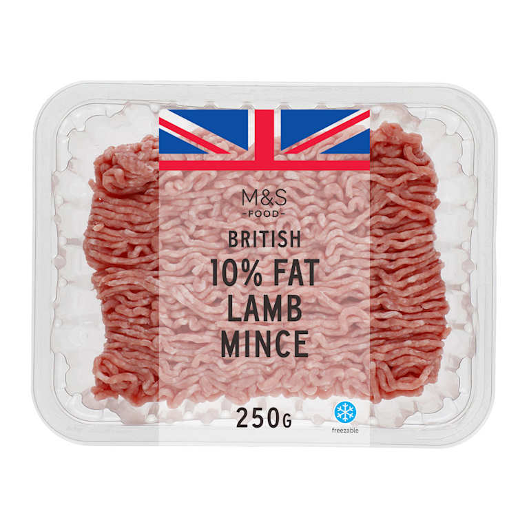 M&S British 10% Fat Lamb Mince