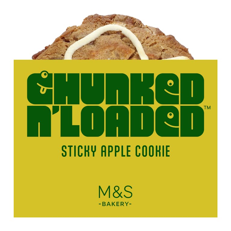 M&S Chunked N' Loaded Sticky Apple Cookie