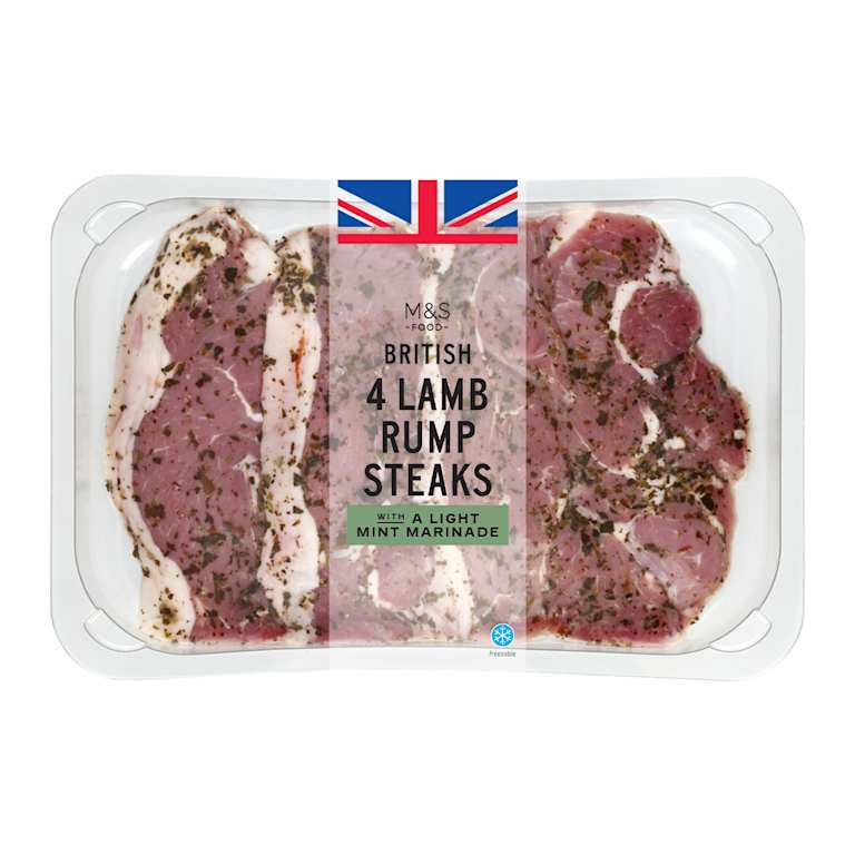 M&S Minted British Lamb Rump Steaks